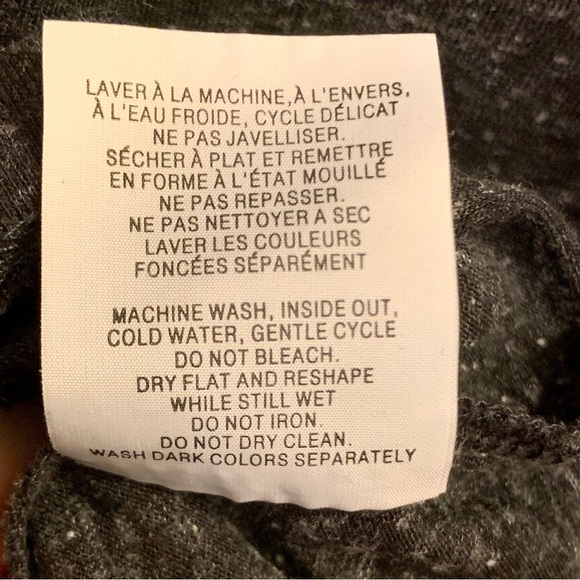 Addition Elle Women’s Shirt Size X US 12 Marle Grey Pullover Linen Rill Sleeves - Picture 8 of 11